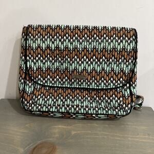 VERA BRADLEY RETIRED PATTERN SIERRA STREAM MAILBAG Back Pack EUC